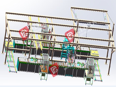 Automobiles chassis suspension assembly line Automobiles chassis suspension assembly line