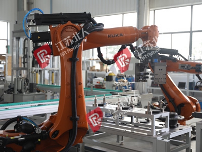 Assembly line of front subframe of automobiles chassis Assembly line of front subframe of automobiles chassis