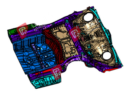 Rear floor Rear floor